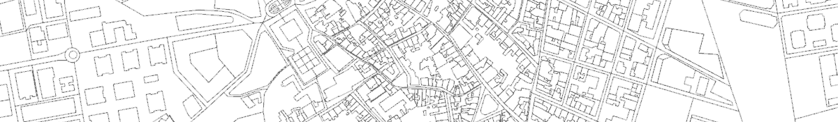 Mapas de carreteras, calles, caminos y edifícios